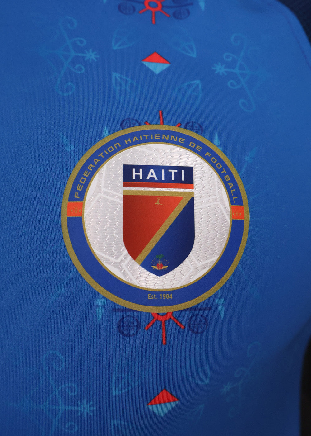 Camiseta Oficial Selección de Haití Azul 2025