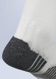 Medias Fútbol Nylon Blanco Gris Jaspe