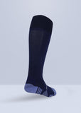 Medias Fútbol Nylon Azul Oscuro Jaspe