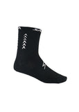 Media Minitobillera Antideslizante Negro Blanco