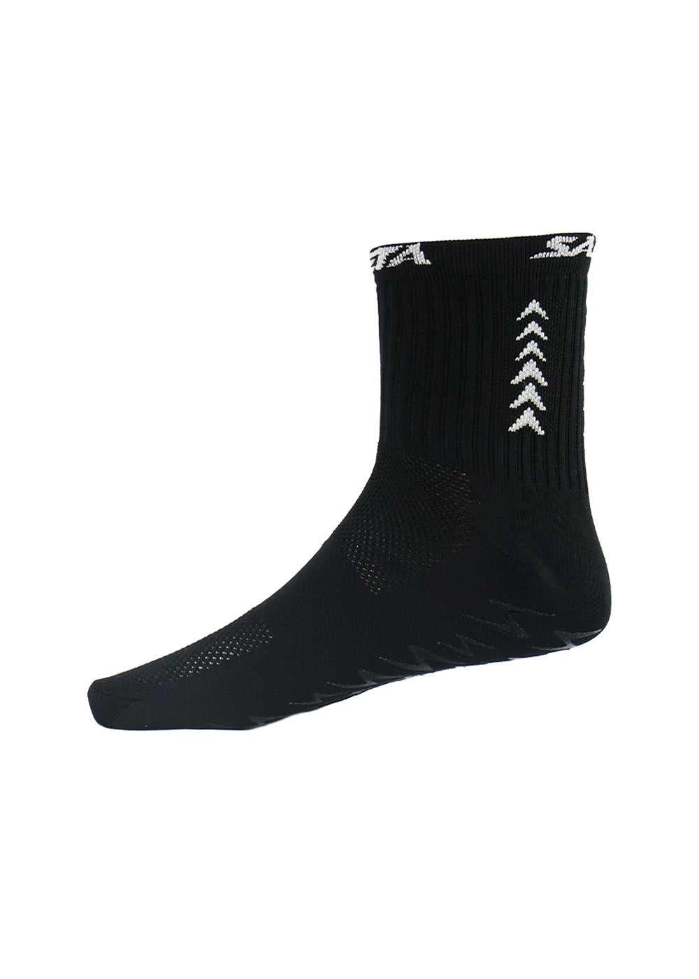 Media Minitobillera Antideslizante Negro Blanco