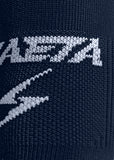 Medias Fútbol 1 Par Azul Oscuro Blanco, Niño