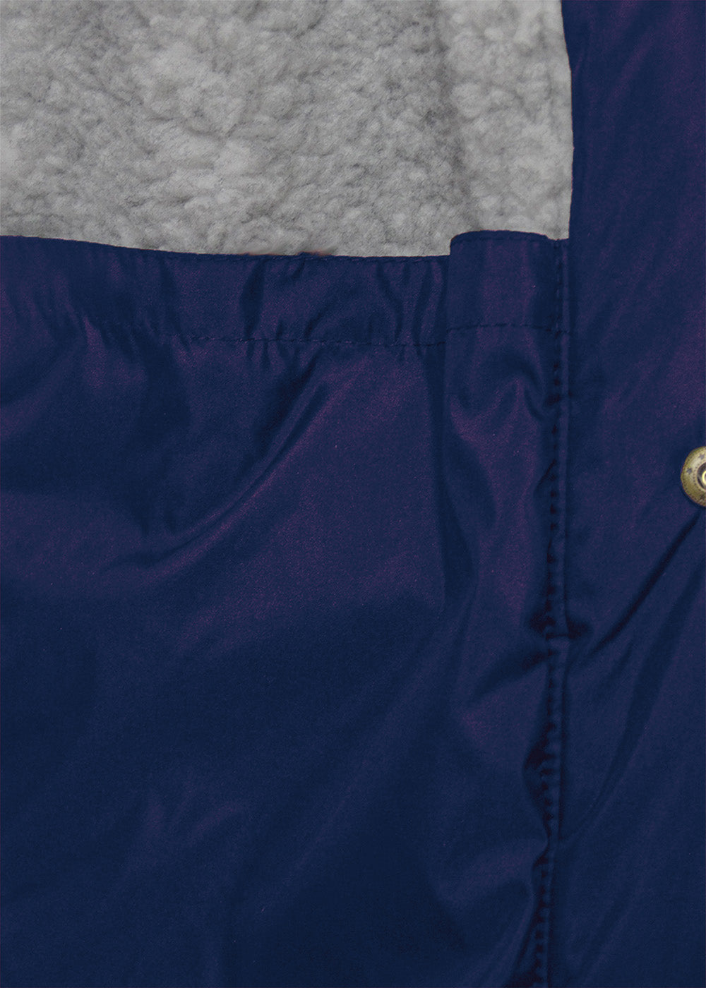 Chaquetón Ovejero Faena Quimbaya Azul Oscuro Verde Limón