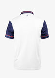 Camiseta Polo 24 Blanco Azul Oscuro