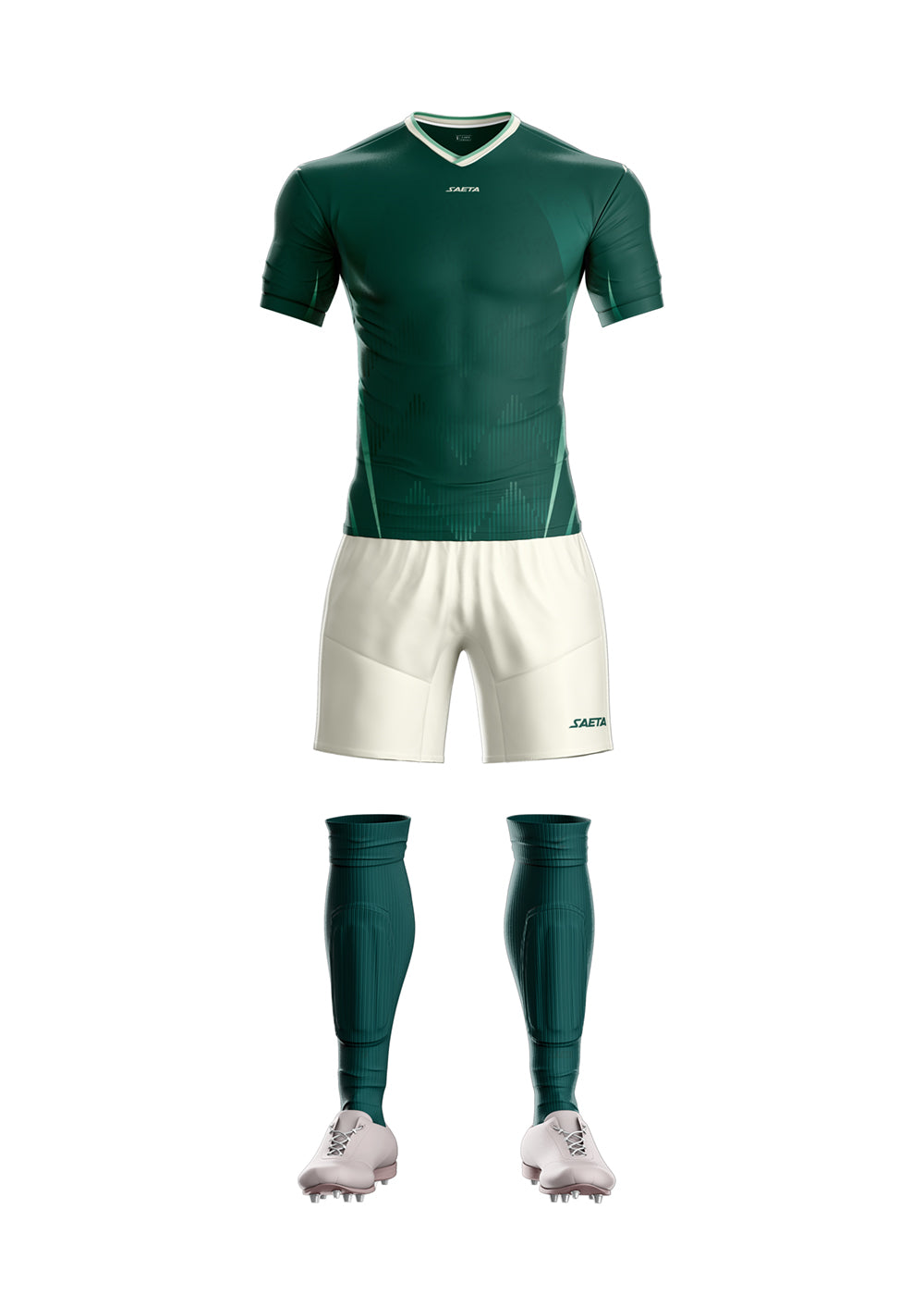Uniforme Mundial Verde Esmeralda Beige